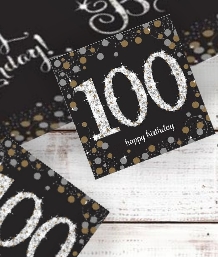 Gold Sparkle 100th Birthday Party Supplies | Balloon | Decoration | Pack
